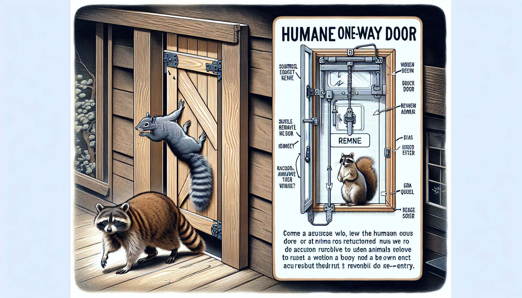 humane raccoon and squirrel removal
