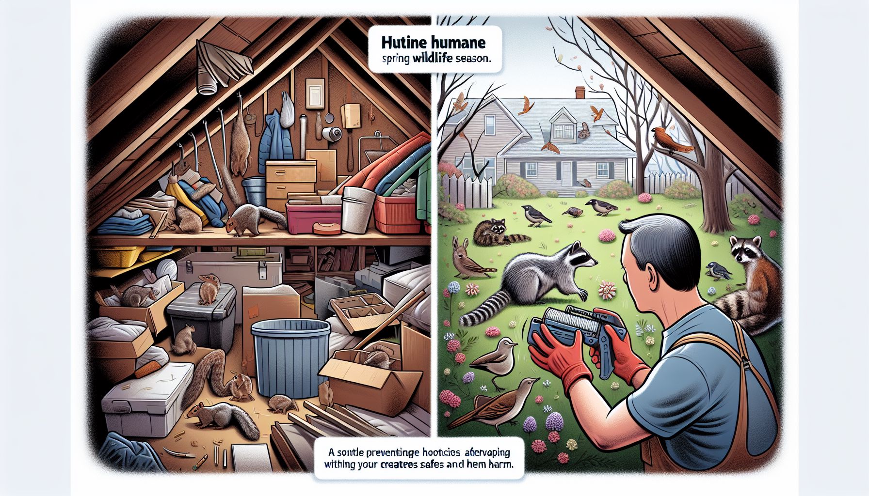 Spring Wildlife Season: What Homeowners Should Know About Humane Attic Removal