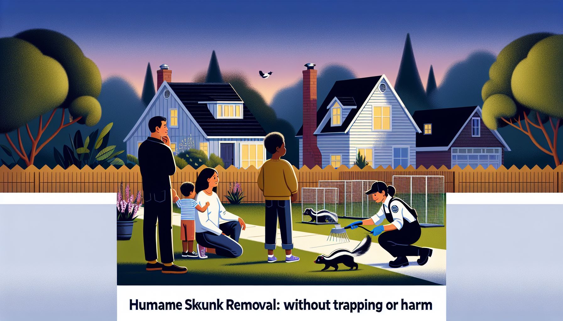 Humane Skunk Removal: Protecting Families Without Trapping or Harm