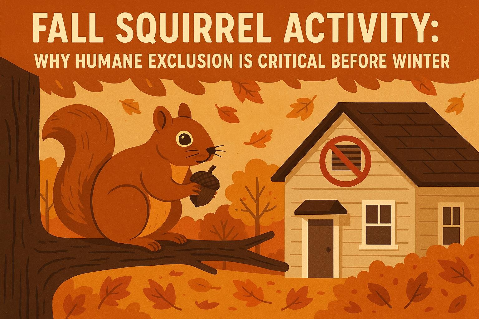 Squirrel near home structure