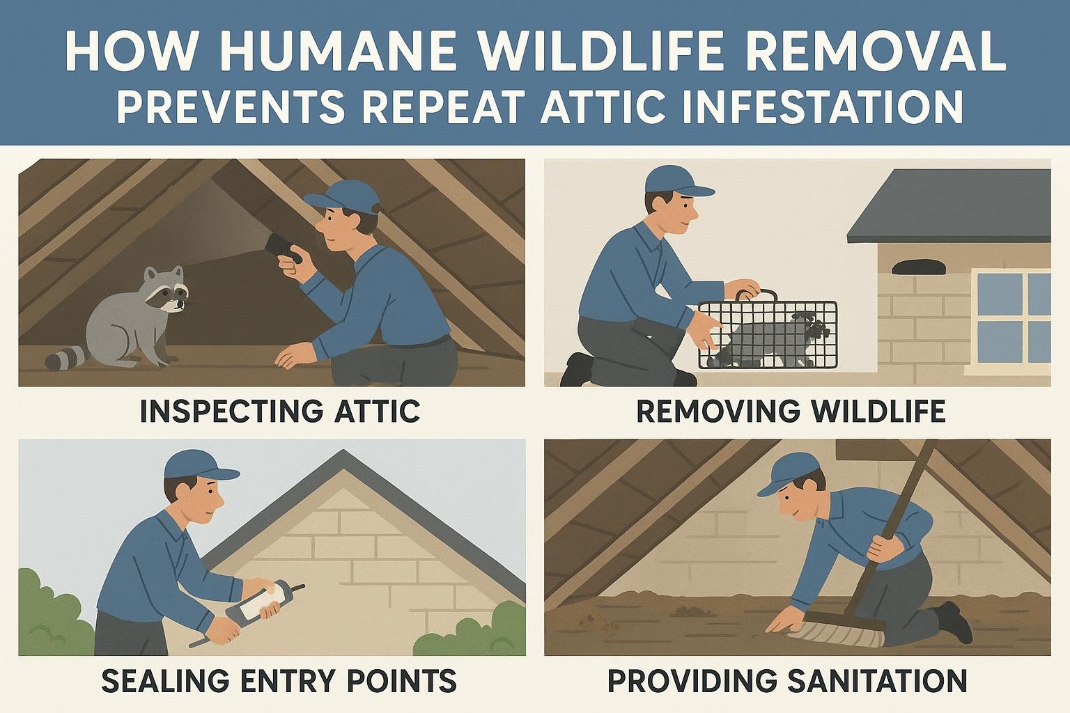 Attic wildlife removal